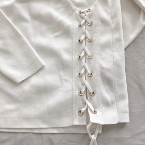 Zara Sweaters - Zara white sweater Zara Sweaters - Zara white sweater